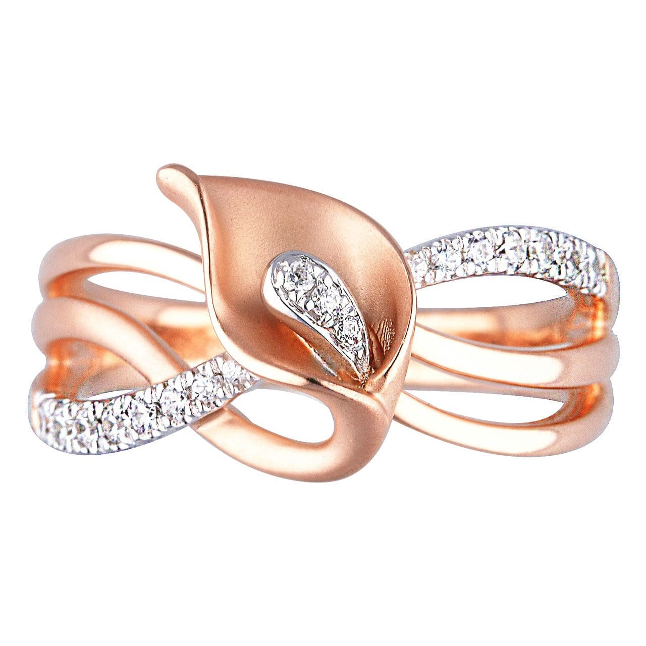 Diamond Flower Ring for Women