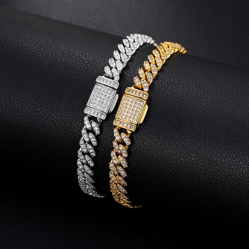 Iced out bracelet mens on sale real