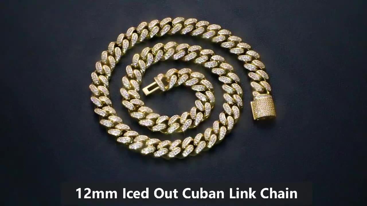 Brass hot sale cuban chain