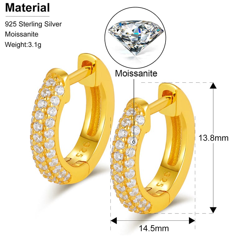 Buy Estele Gold Plated CZ Leaf Designer Stud Earrings for Women Online