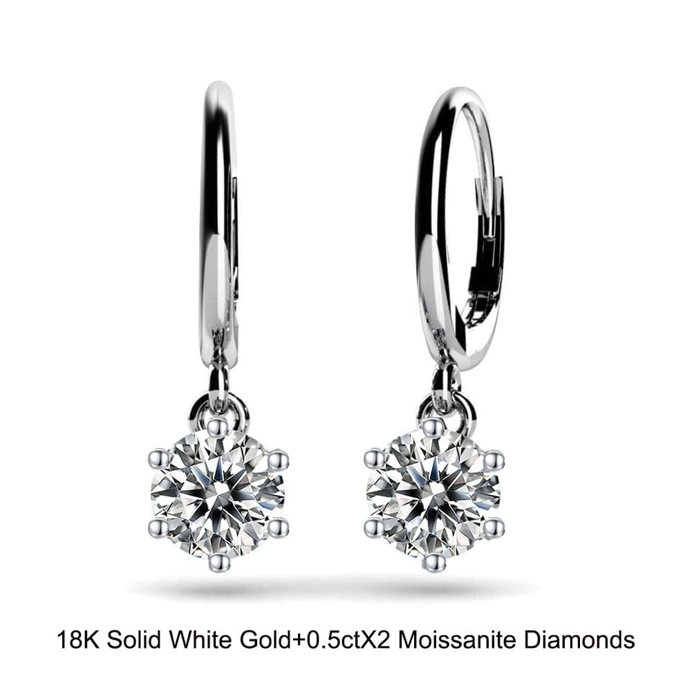 Charm Moissanite Earrings For Women 925 Sterling Silver Fashion Wedding  Heart Diamond Earrings Jewelry Gift From Medofu_eletronics, $41.86 |  DHgate.Com