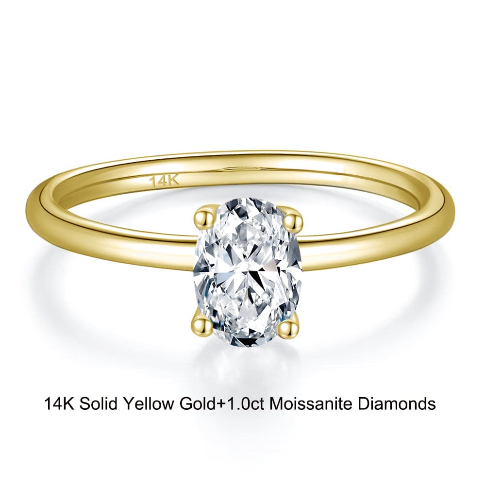 gold solitaire engagement ring