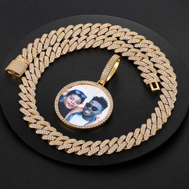 12mm Iced Out Cuban Chain 18 factory