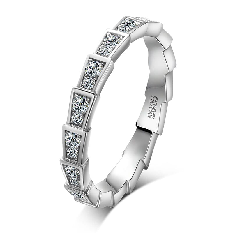 925 Sterling Silver Engagement Rings - VVS Moissanite Diamond