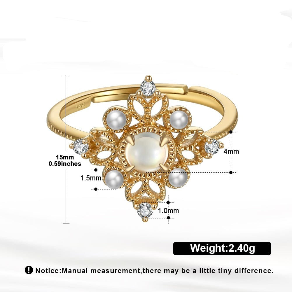 Pearl ring online online shopping