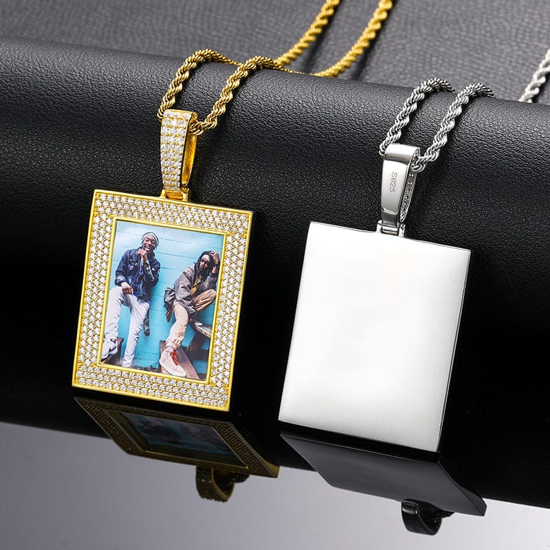 New Arrival Customized Photo Jewelry Blanks Sublimation MOM Necklace Pendant