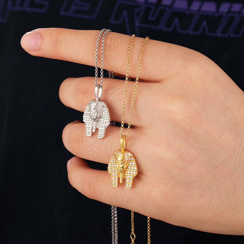 Iced out hot sale pharaoh pendant